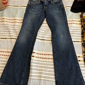 American Eagle Outfitters Dark Blue Flare Jeans